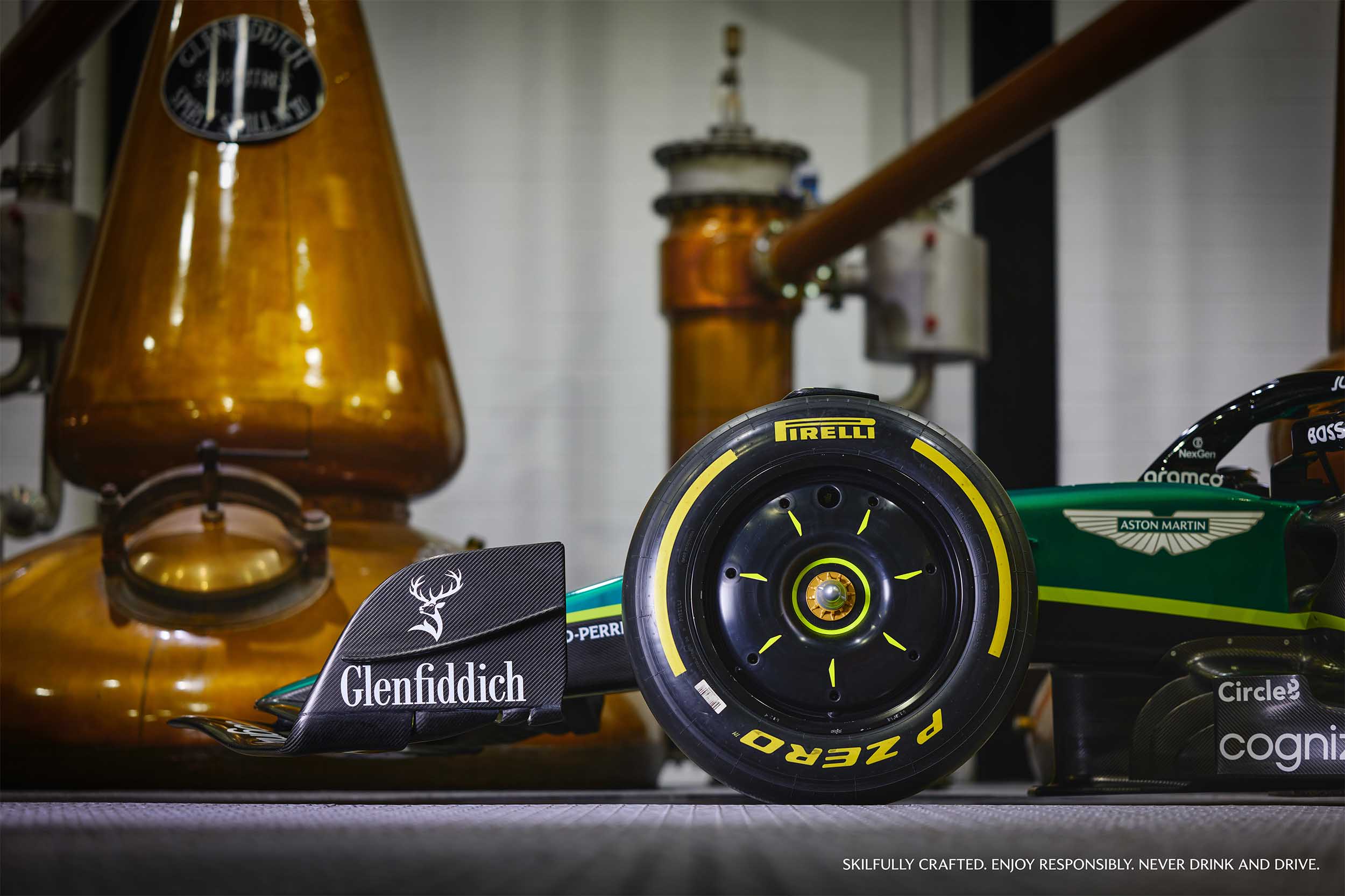Glenfiddich and aston martin f1