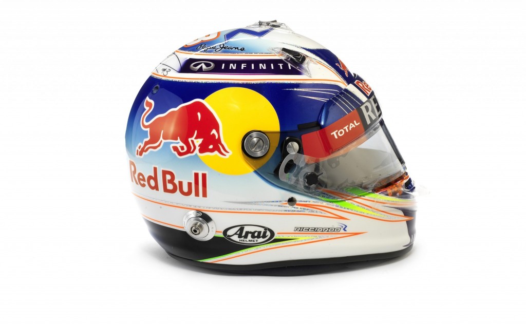 Daniel Ricciardo's British helmet